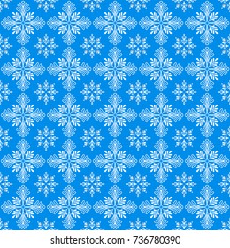 Abstract patterns Cross color doodles blue