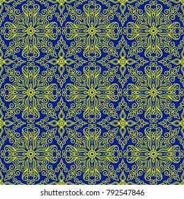 Abstract patterns Cross color doodles
