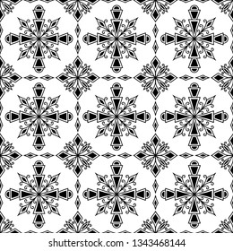 Abstract patterns Cross doodles Sketch