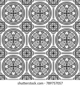Abstract patterns Cross doodles Sketch
