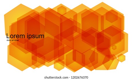 Abstract patterns of geometric shapes. Colorful gradient backgrounds. Geometric hexagon backgrounds, vector illustrations