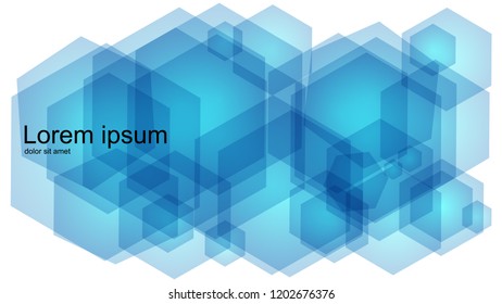 Abstract patterns of geometric shapes. Colorful gradient backgrounds. Geometric hexagon backgrounds, vector illustrations