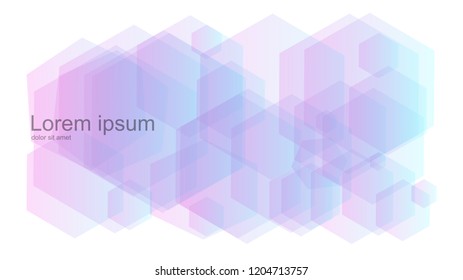 Abstract patterns of geometric shapes. Colorful gradient backgrounds. Geometric hexagon backgrounds, vector illustrations