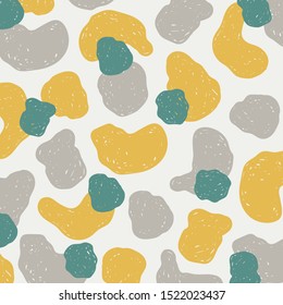 Abstract patterns with hand drawn textures. Retro fashion background. Bright pattern.