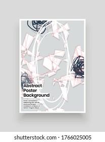 Abstract patterns for Placards, Posters, Flyers and Banner Designs. Colorful illustration. Lines, spots, polygons and scribble. Decorative chaotic backdrop. Hand drawn texture, decor shapes. Vector.