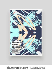 Abstract patterns for Placards, Posters, Flyers and Banner Designs. Colorful illustration. Lines, spots, stars, charcoal strokes. Decorative chaotic backdrop. Hand drawn texture.