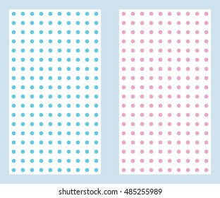 Abstract patterns, polka dot set. 