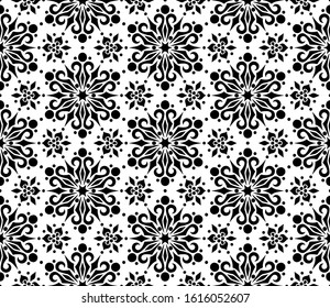 Abstract patterns seamless black and white doodle Sketch. Good for creative and greeting cards, posters, flyers, banners and covers.
