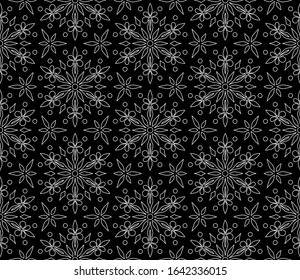 Abstract patterns seamless black and white doodle Sketch. Good for creative and greeting cards, posters, flyers, banners and covers.