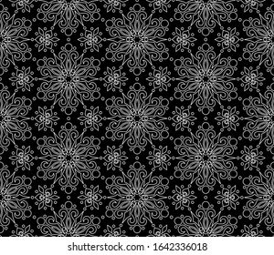 Abstract patterns seamless black and white doodle Sketch. Good for creative and greeting cards, posters, flyers, banners and covers.