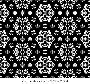 Abstract patterns seamless black and white doodle Sketch. Good for creative and greeting cards, posters, flyers, banners and covers.