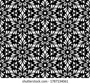 Abstract patterns seamless black and white doodle Sketch. Good for creative and greeting cards, posters, flyers, banners and covers.