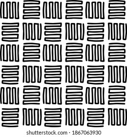 Abstract patterns seamless black and white doodle Sketch. Good for creative and greeting cards, posters, flyers, banners and covers