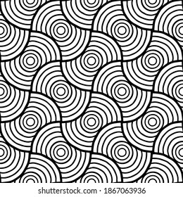 Abstract patterns seamless black and white doodle Sketch. Good for creative and greeting cards, posters, flyers, banners and covers