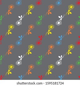 Abstract patterns seamless color doodle Sketch. Good for creative and greeting cards, posters, flyers, banners and covers.