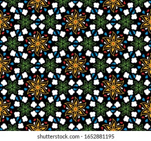 Abstract patterns seamless color doodle Sketch. Good for creative and greeting cards, posters, flyers, banners and covers.