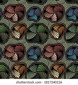 Abstract patterns seamless color doodle Sketch Good for creative and greeting cards, posters, flyers, banners and covers
