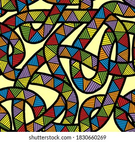 Abstract patterns seamless color doodle Sketch Good for creative and greeting cards, posters, flyers, banners and covers