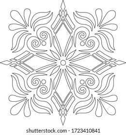 Abstract patterns seamless cross for color doodles Sketch