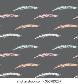 abstract patterns seamless lines of brush, pencil, pastel on the black background