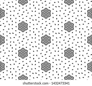 Abstract patterns seamless Stencil doodle sketch