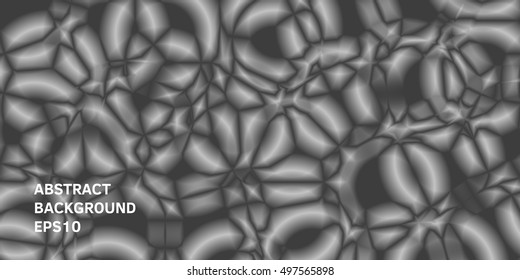 Abstract patterns in shades of gray. Monochrome image.