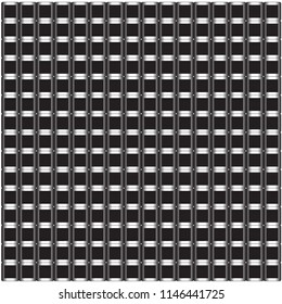 Abstract patterns with squares.Set of gray frames with black squares
