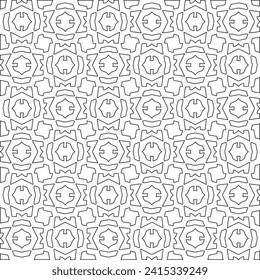 Abstract patterns.Abstract forms from lines. Vector graphics for design, prints, decoration, cover, textile, digital wallpaper, web background, wrapping paper, clothing, fabric, packaging, cards.