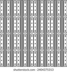 Abstract patterns.Abstract shapes from lines. Raster graphics for design. Black and white pattern.