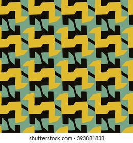 Abstract pattern.Seamless geometric wallpaper background.Vector illustration.
