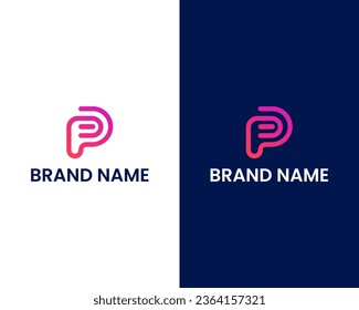 Abstract PD combination logo design, Modern and Monogram letter pd logo vector, Payment icon logo