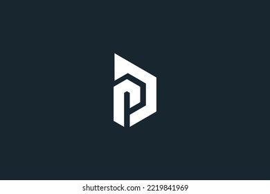Abstract PD, DP, P, D Letters Logo Initial Based Monogram Icon Vector.