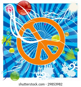 abstract peace backgroun