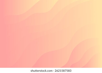 Gradiente de color de melocotón Abstractas, patrón ondulado o textura arenosa, gradación de color claro de fondo groovy. Fondo de pantalla rosa desnudo estético lindo con tiras geométricas elegantes