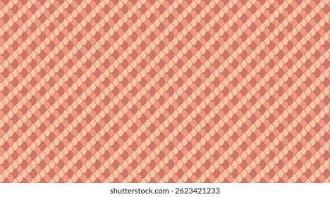 Abstract peach and coral scale pattern.  Elegant, seamless design perfect for textiles, websites, or branding.  Subtle texture adds visual interest.  Evokes feelings of warmth and sophistication.