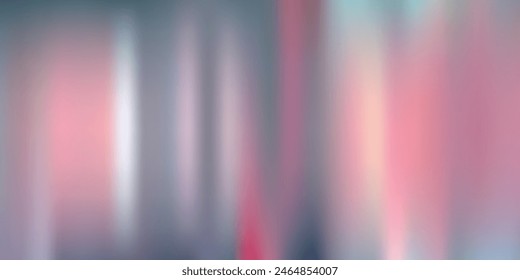 Abstract peach fuzz color vector banner. Blurred light fresh orange delicate gradient background.