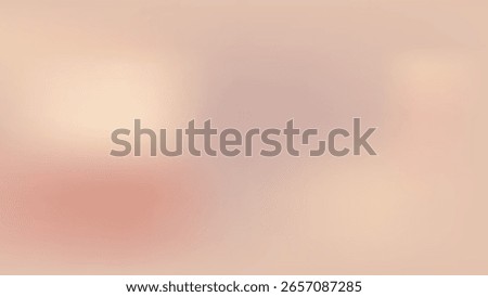 Abstract peach fuzz color vector banner. Blurred light fresh orange delicate gradient background. Pastel pink smooth spots. Neutral Liquid stains copy space banner. Vector gentle backdrop illustration