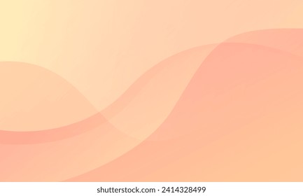 Abstract peach fuzz gradient background. Vector illustration