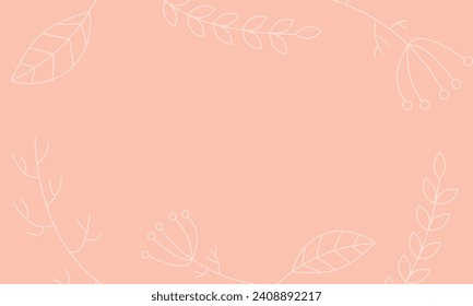 Abstract Peach Fuzz Modern Background. Vector