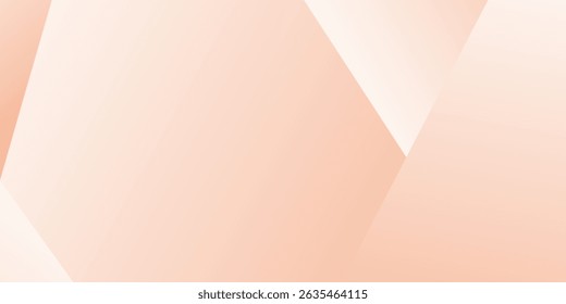 Abstract peach gradient background with soft geometric shapes and minimalist modern design. elegant. suitable for banner business.
