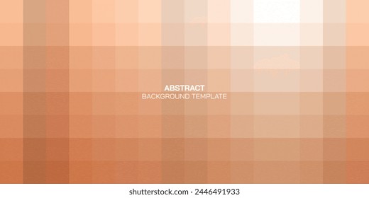 Abstract peach tone square table rough texture background vector illustration.