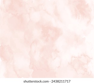 Abstract peach watercolor on white background.This is watercolor splash