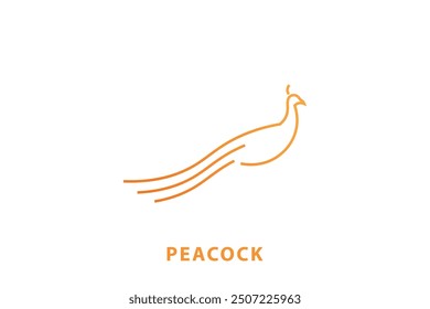 Abstract peacock logo design, Peacock Logo Vector for your project.
