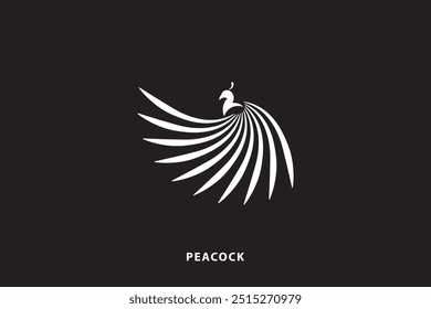 Abstract peacock logo design, Peacock Logo Vector for your project.