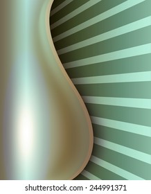 Abstract pearl background, 3D vector illustration.