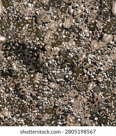 Abstract peebles, camouflage, decorative, mixed, sand tones, summer vibes all over printed pattern, wrapped paper, home decor, woman and men's wear collection. 