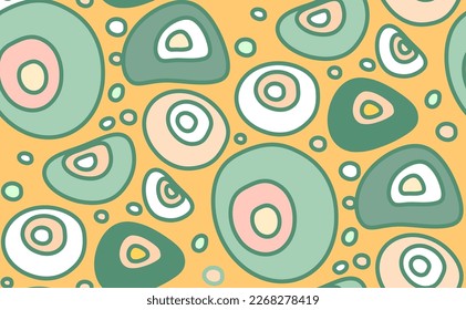 Abstract peebles doodle art, funny, decorative stone, abstract stone, mosaic geometric elegant shapes, earthtones seamless pattern designed for womanswear and home decor suitable for print surface