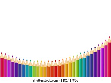 Abstract Pencil Background Vector Illustration EPS10