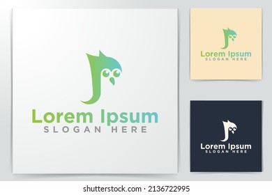 Abstract Penguin Logo Designs, Vector Illustration