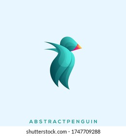 Abstract Penguin Premium Logo Vector